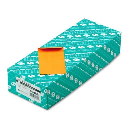 Quality Park Quality Park Coin & Small Parts Envelopes, No 5, 2-7/8"W x 5-1/4"H, Kraft, 500/Pack 50462